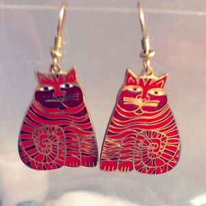 Kitty Cat Laurel Burch Earrings